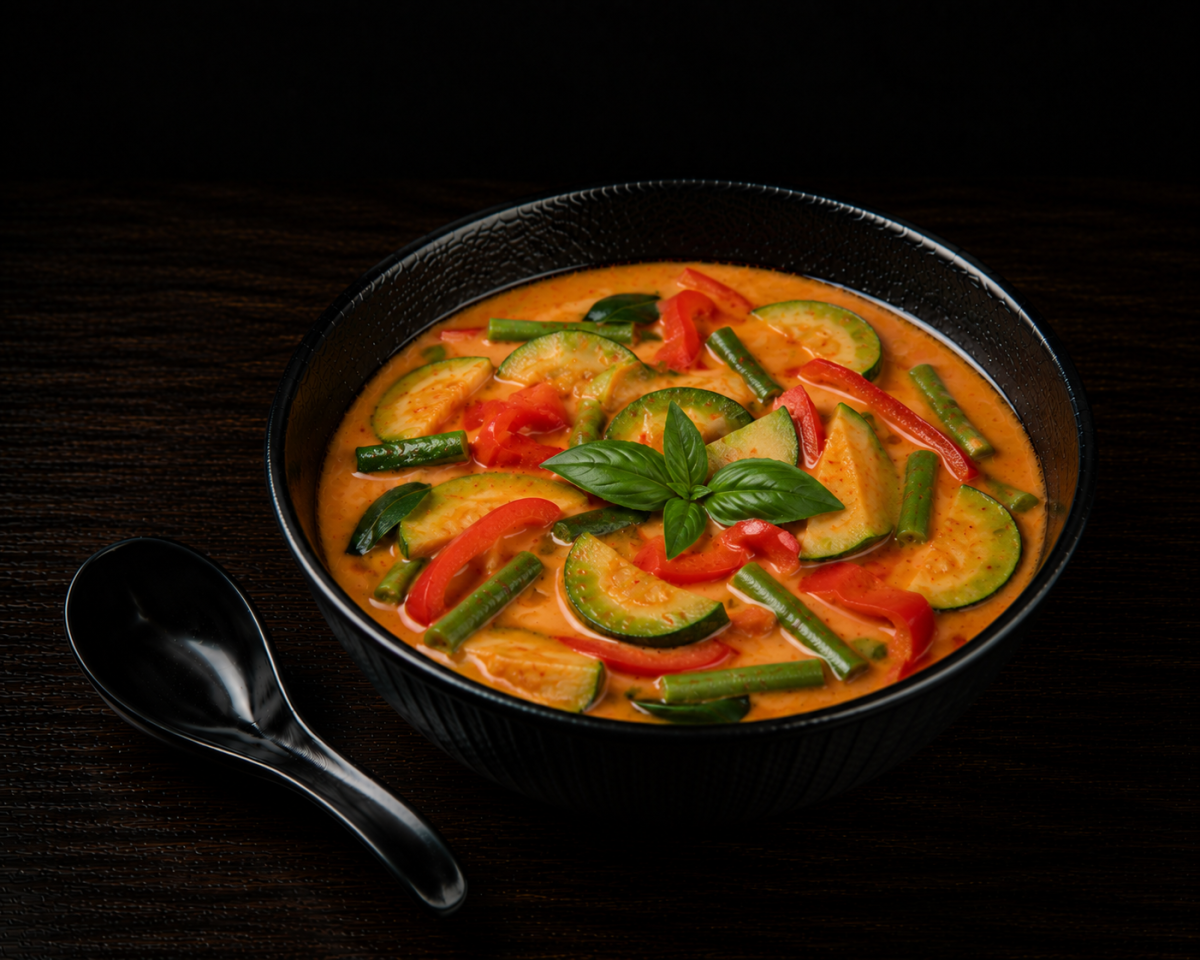 Rode curry vegetarisch